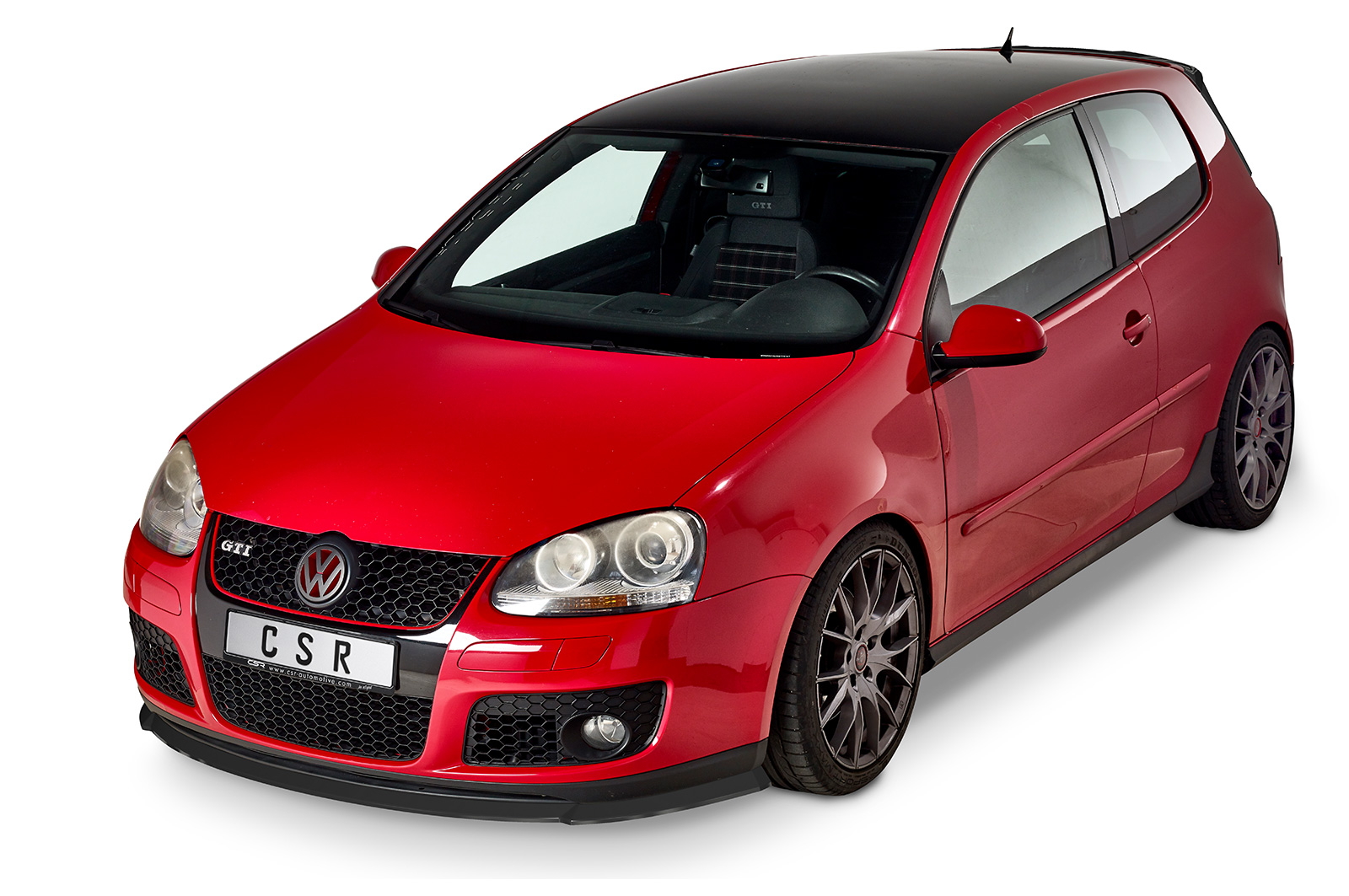 Lame de parechoc avant pour VW Golf V GTI / GT (09/2004-06/2008) - Fabriqué en ABS (6 finitions au choix)