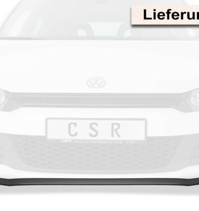 Lame de parechoc avant pour VW Scirocco III finition de base / préfacelift (2008-2014) - Fabriqué en ABS (6 finitions au choix)