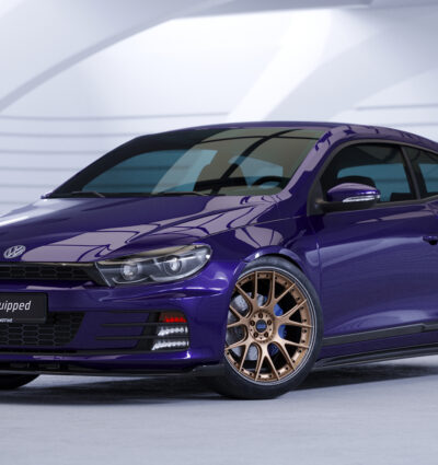 Lame de parechoc avant pour VW Scirocco III finition de base / facelift (2014-2017) - Fabriqué en ABS (6 finitions au choix)