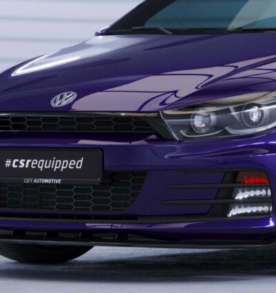 Lame de parechoc avant pour VW Scirocco III finition de base / facelift (2014-2017) - Fabriqué en ABS (6 finitions au choix)