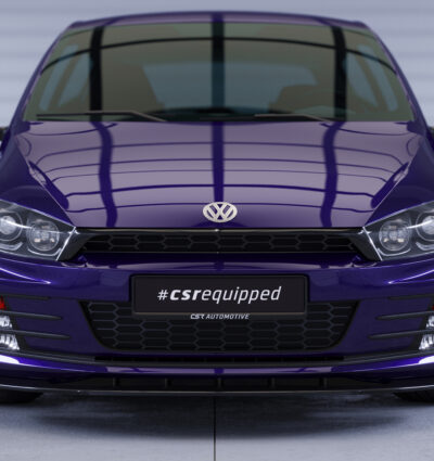 Lame de parechoc avant pour VW Scirocco III finition de base / facelift (2014-2017) - Fabriqué en ABS (6 finitions au choix)
