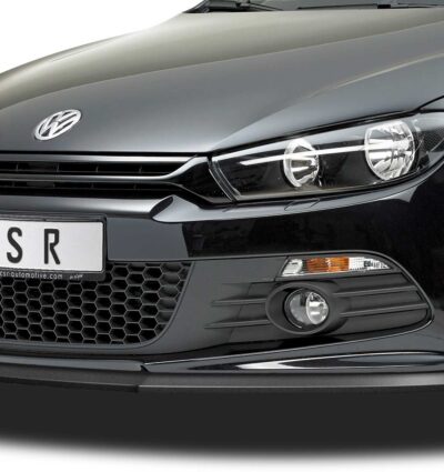 Lame de parechoc avant pour VW Scirocco III R-Line / préfacelift (2008-2014) - Fabriqué en ABS (6 finitions au choix)