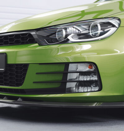 Lame de parechoc avant pour VW Scirocco III R-Line / facelift (2014-2017) - Fabriqué en ABS (6 finitions au choix)