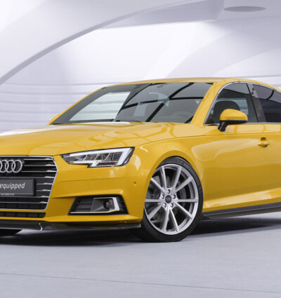 Lame de parechoc avant pour Audi A4 B9 (Typ 8W) préfacelift (2015-04/2019) - Fabriqué en ABS (6 finitions au choix)