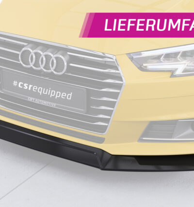 Lame de parechoc avant pour Audi A4 B9 (Typ 8W) préfacelift (2015-04/2019) - Fabriqué en ABS (6 finitions au choix)