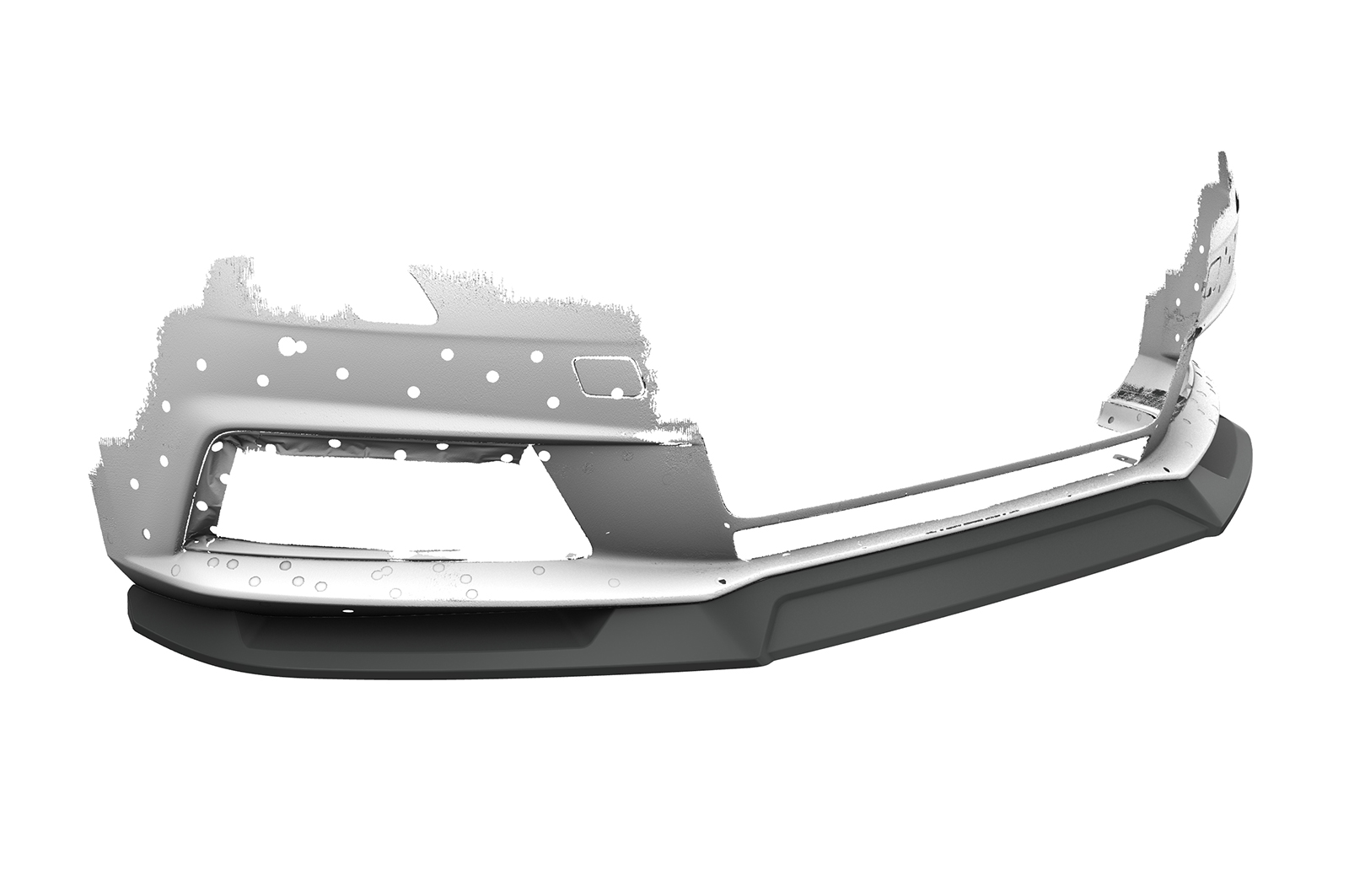 Lame de parechoc avant pour Audi A4 B9 (Typ 8W) préfacelift (2015-04/2019) - Fabriqué en ABS (6 finitions au choix)