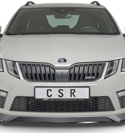 Lame de parechoc avant pour Skoda Octavia III (Typ 5E) RS facelift (2017-2019) - Fabriqué en ABS (6 finitions au choix)