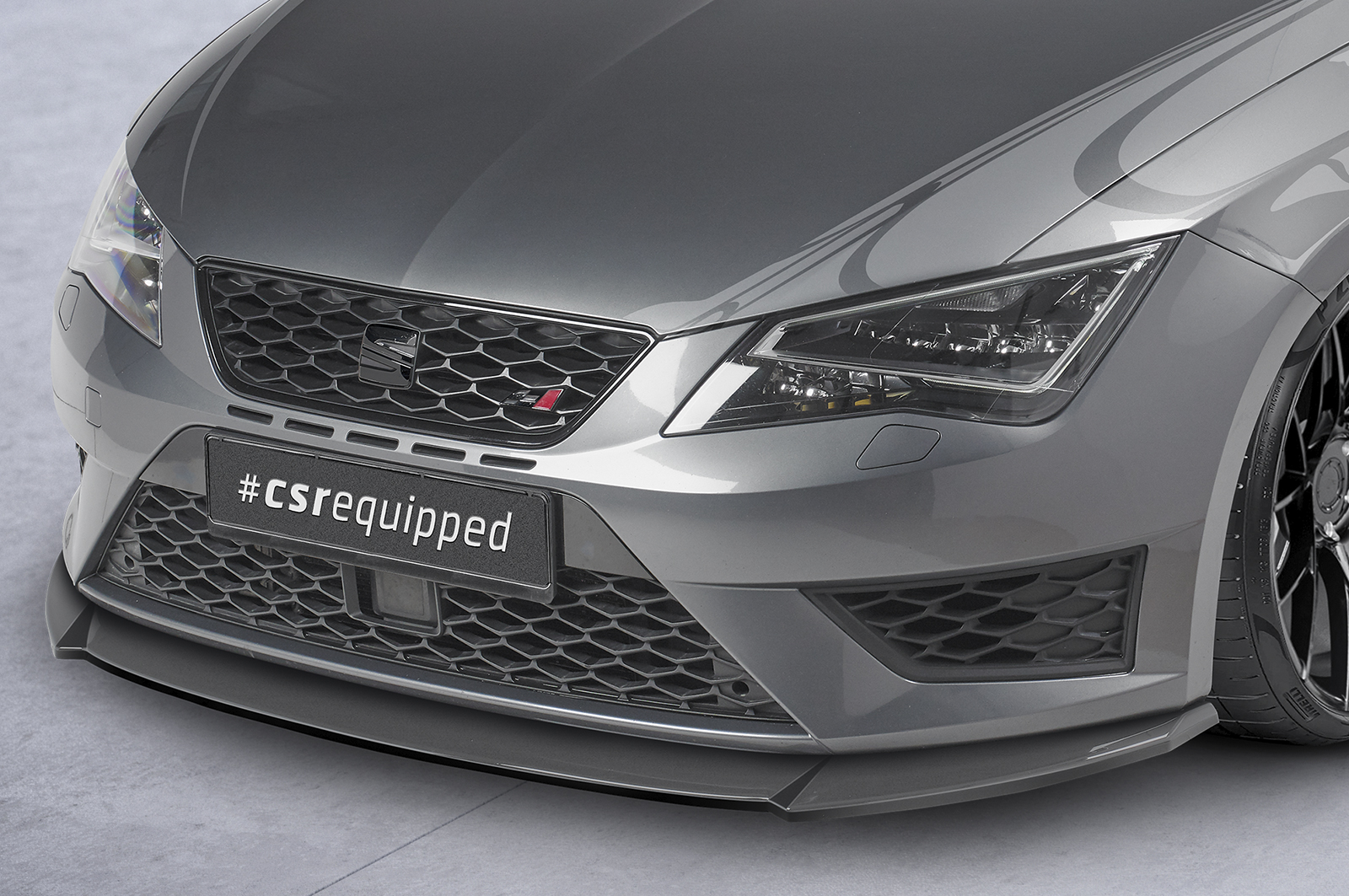Lame de parechoc avant pour Seat Leon 3 (Typ 5F) FR préfacelift (03/2014-12/2016) - Fabriqué en ABS (6 finitions au choix)