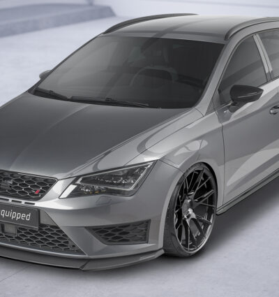 Lame de parechoc avant pour Seat Leon 3 (Typ 5F) FR préfacelift (03/2014-12/2016) - Fabriqué en ABS (6 finitions au choix)