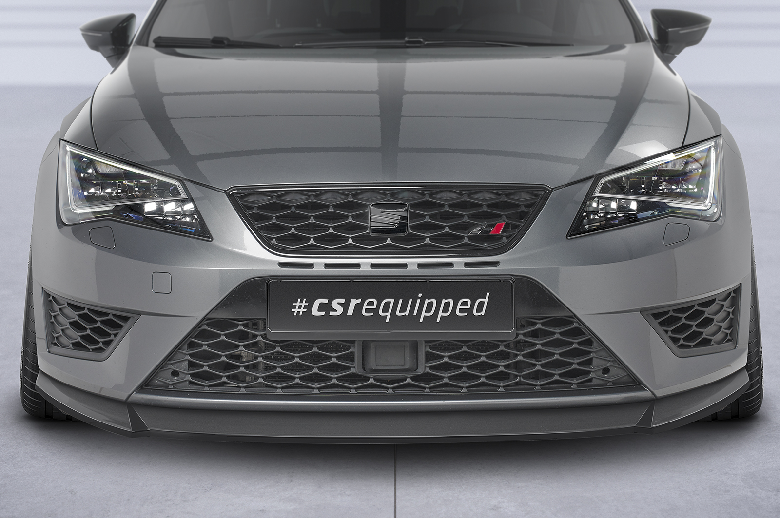 Lame de parechoc avant pour Seat Leon 3 (Typ 5F) FR préfacelift (03/2014-12/2016) - Fabriqué en ABS (6 finitions au choix)