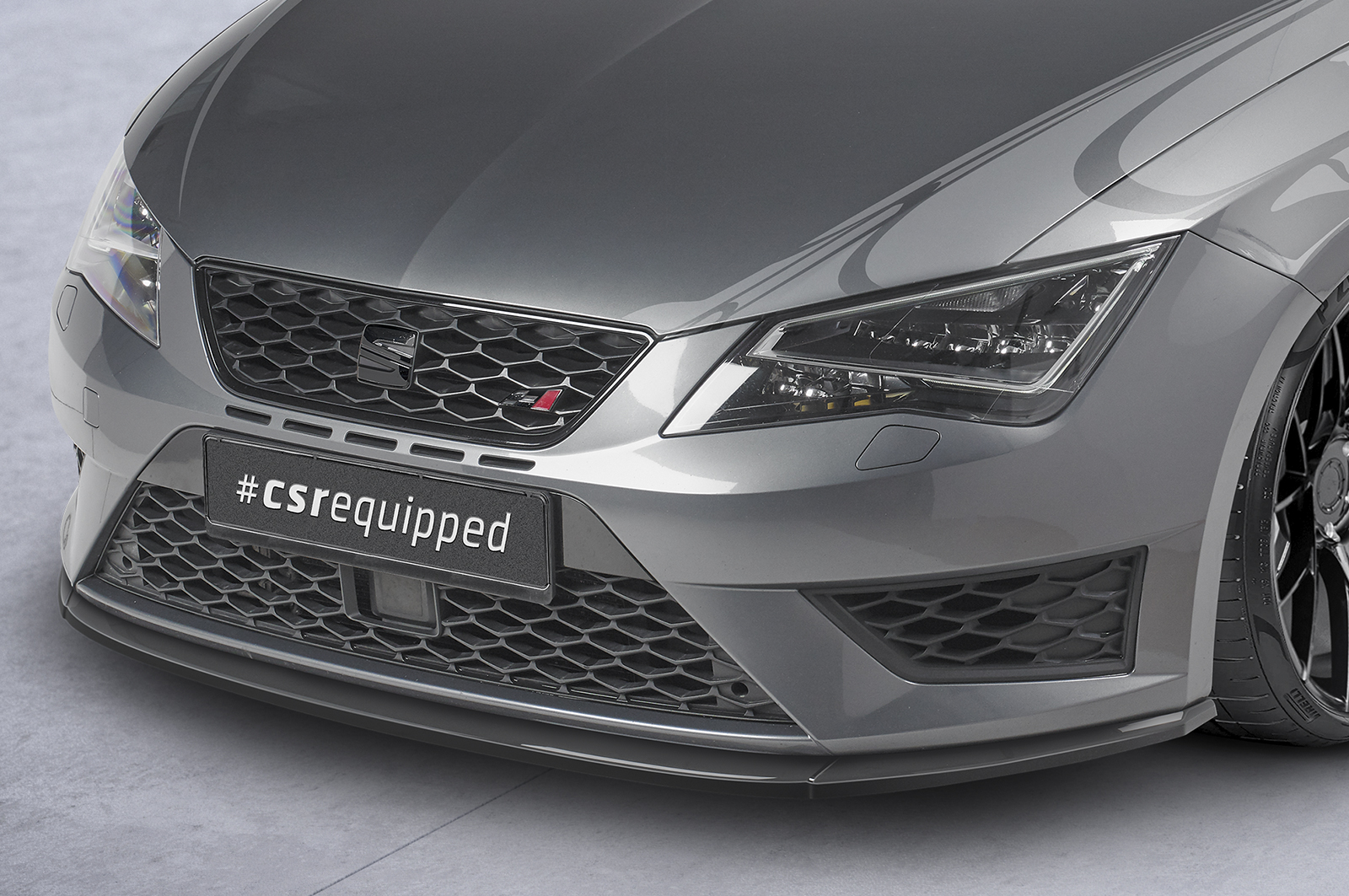 Lame de parechoc avant pour Seat Leon 3 (Typ 5F) FR préfacelift (03/2014-12/2016) - Fabriqué en ABS (6 finitions au choix)