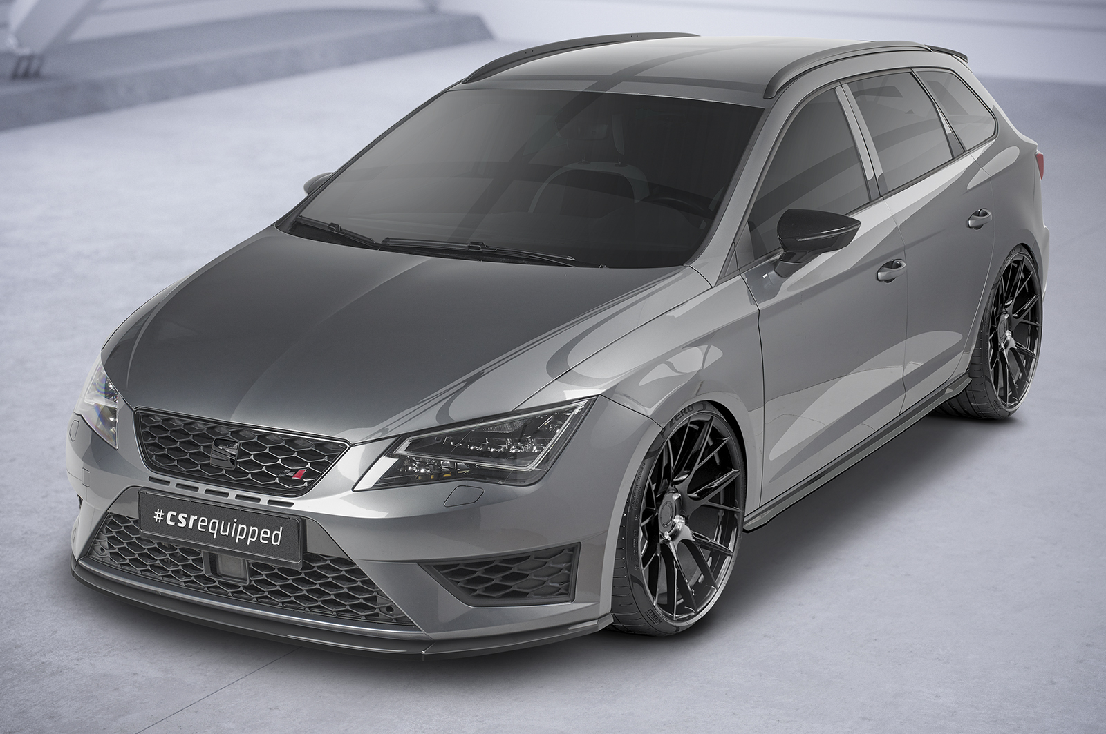 Lame de parechoc avant pour Seat Leon 3 (Typ 5F) FR préfacelift (03/2014-12/2016) - Fabriqué en ABS (6 finitions au choix)