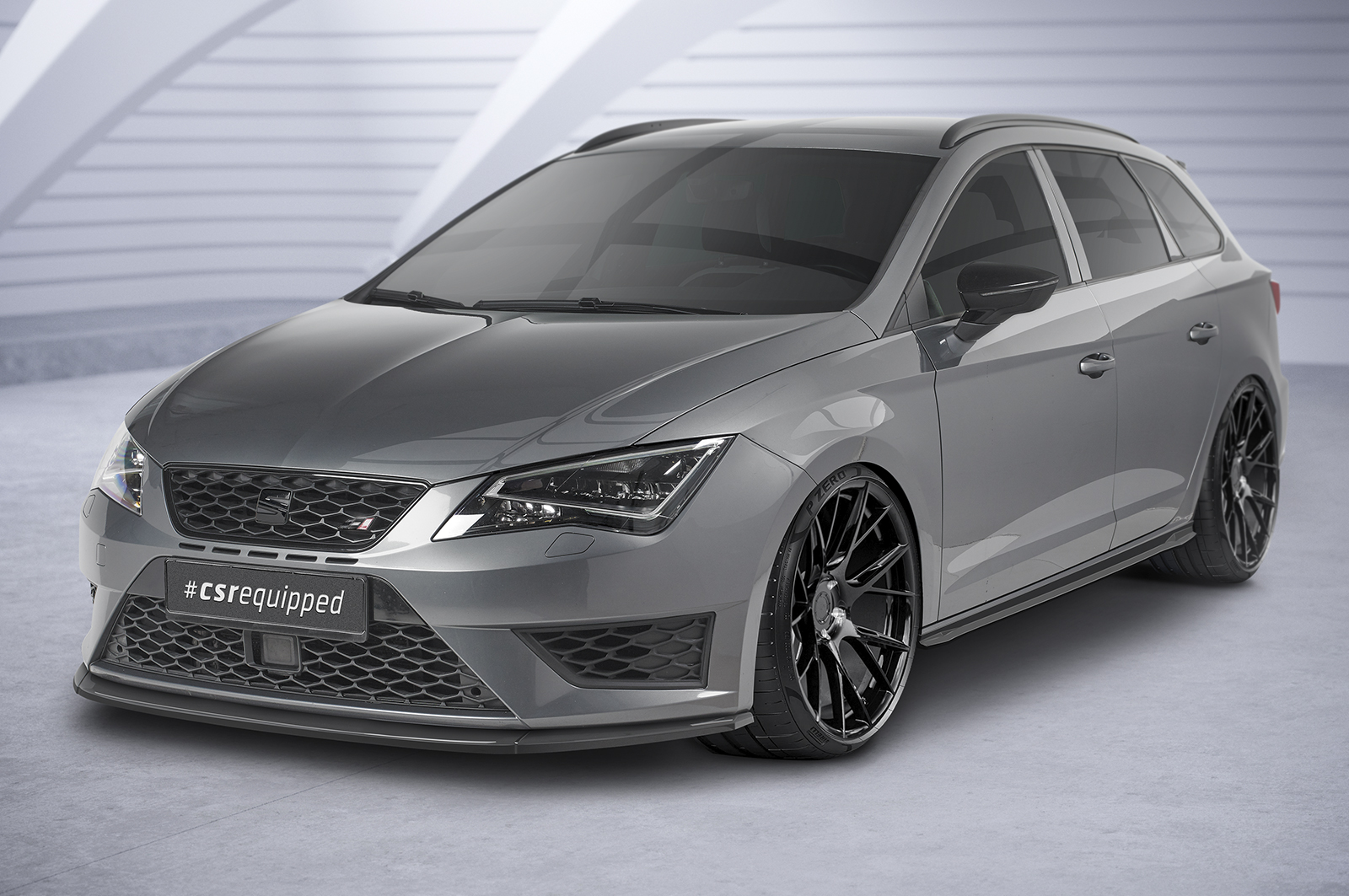 Lame de parechoc avant pour Seat Leon 3 (Typ 5F) FR préfacelift (03/2014-12/2016) - Fabriqué en ABS (6 finitions au choix)