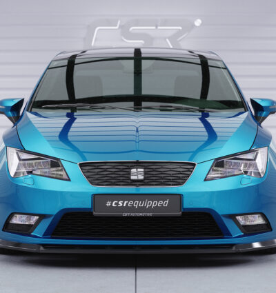 Lame de parechoc avant pour Seat Leon 3 Typ 5F toutes carrosseries (préfacelift) (2012-12/2016) - Fabriqué en ABS (6 finitions au choix)