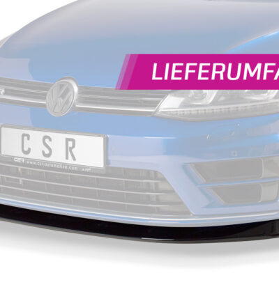 Lame de parechoc avant pour VW Golf 7 R préfacelift (2013-2017) - Fabriqué en ABS (6 finitions au choix)