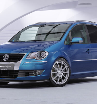 Lame de parechoc avant pour VW Touran I (Typ 1T) 1. facelift (2006-2010) - Fabriqué en ABS (6 finitions au choix)