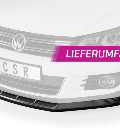 Lame de parechoc avant pour VW Tiguan I toutes carrosseries (facelift) (07/2011-2016) - Fabriqué en ABS (6 finitions au choix)