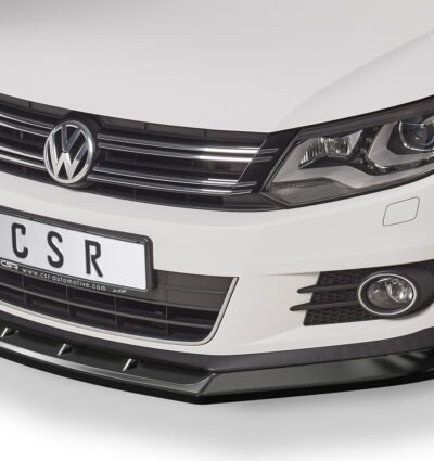 Lame de parechoc avant pour VW Tiguan I toutes carrosseries (facelift) (07/2011-2016) - Fabriqué en ABS (6 finitions au choix)