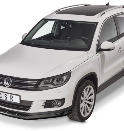 Lame de parechoc avant pour VW Tiguan I toutes carrosseries (facelift) (07/2011-2016) - Fabriqué en ABS (6 finitions au choix)