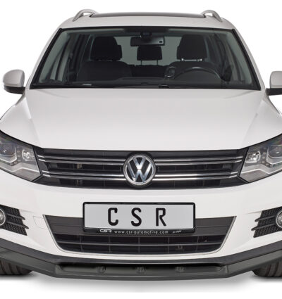 Lame de parechoc avant pour VW Tiguan I toutes carrosseries (facelift) (07/2011-2016) - Fabriqué en ABS (6 finitions au choix)