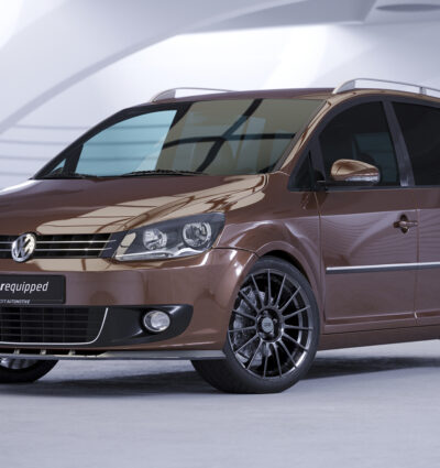 Lame de parechoc avant pour VW Touran I (Typ 1T) 2. facelift (2010-2015) - Fabriqué en ABS (6 finitions au choix)