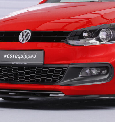 Lame de parechoc avant pour VW Polo V (Typ 6R / 6C) R-Line (03/2009-2017) - Fabriqué en ABS (6 finitions au choix)