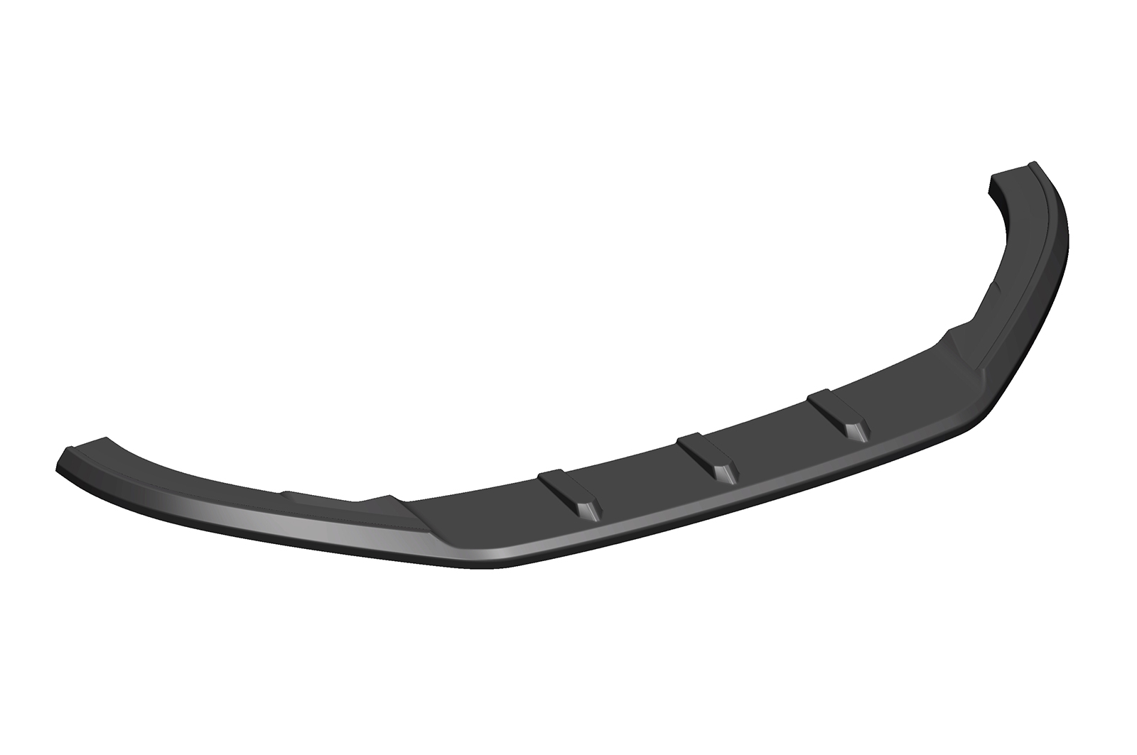 Lame de parechoc avant pour VW Polo V (Typ 6R / 6C) R-Line (03/2009-2017) - Fabriqué en ABS (6 finitions au choix)