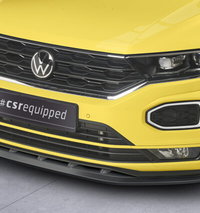 Lame de parechoc avant pour VW T-Roc (A1) R-Line (préfacelift) (2017-2021) - Fabriqué en ABS (6 finitions au choix)