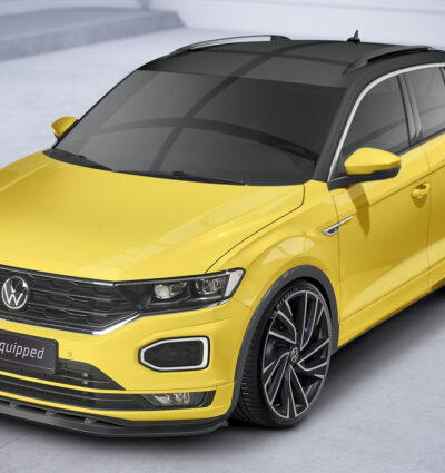 Lame de parechoc avant pour VW T-Roc (A1) R-Line (préfacelift) (2017-2021) - Fabriqué en ABS (6 finitions au choix)