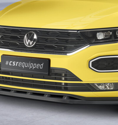 Lame de parechoc avant pour VW T-Roc (A1) R-Line (préfacelift) (2017-2021) - Fabriqué en ABS (6 finitions au choix)