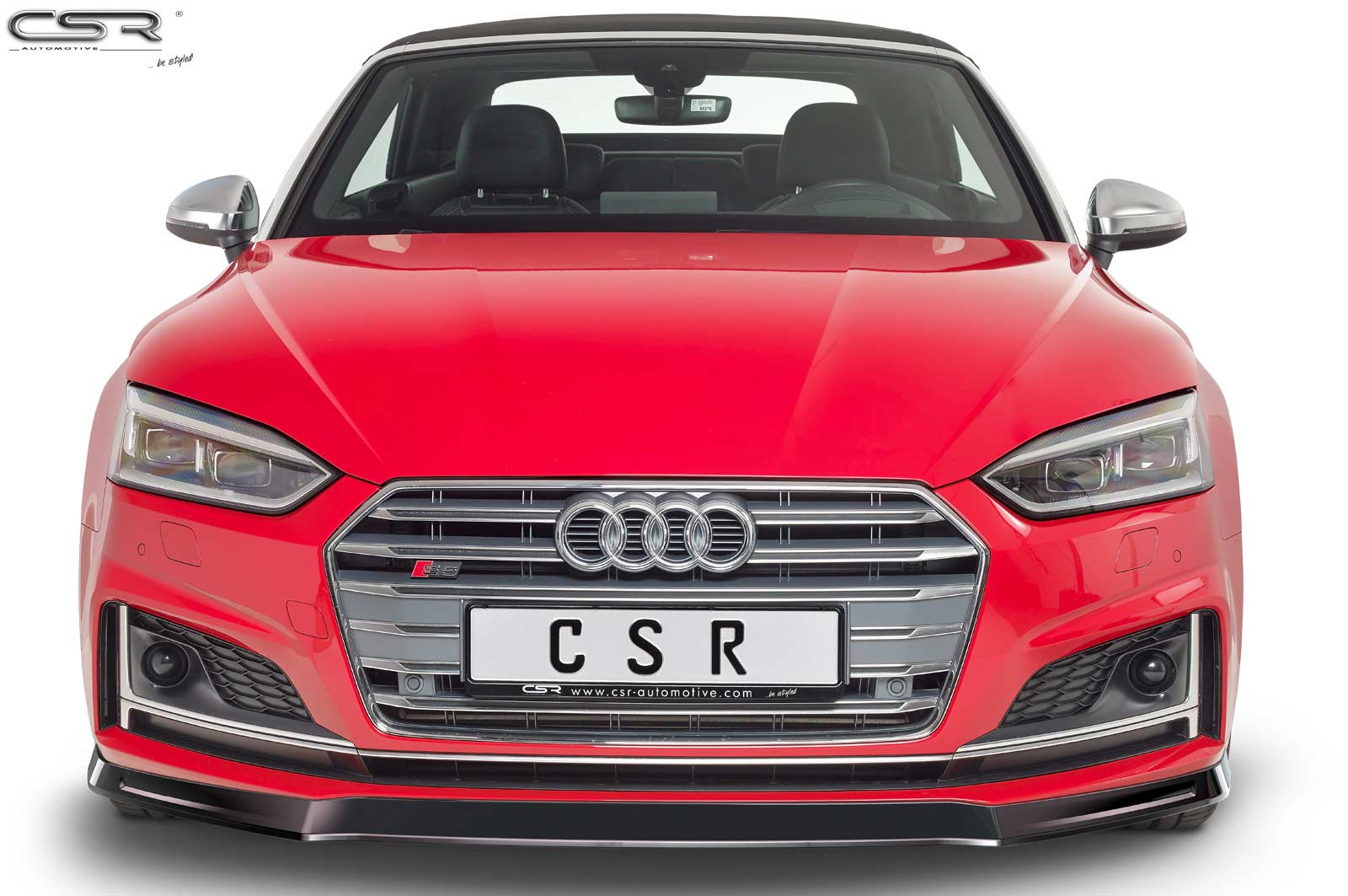 Lame de parechoc avant pour Audi A5 (Typ F5) S-Line / S5 (Typ F5) préfacelift (06/2016-2019) - Fabriqué en ABS (6 finitions au choix)