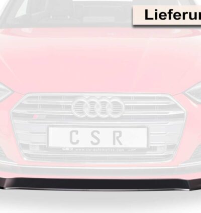Lame de parechoc avant pour Audi A5 (Typ F5) S-Line / S5 (Typ F5) préfacelift (06/2016-2019) - Fabriqué en ABS (6 finitions au choix)