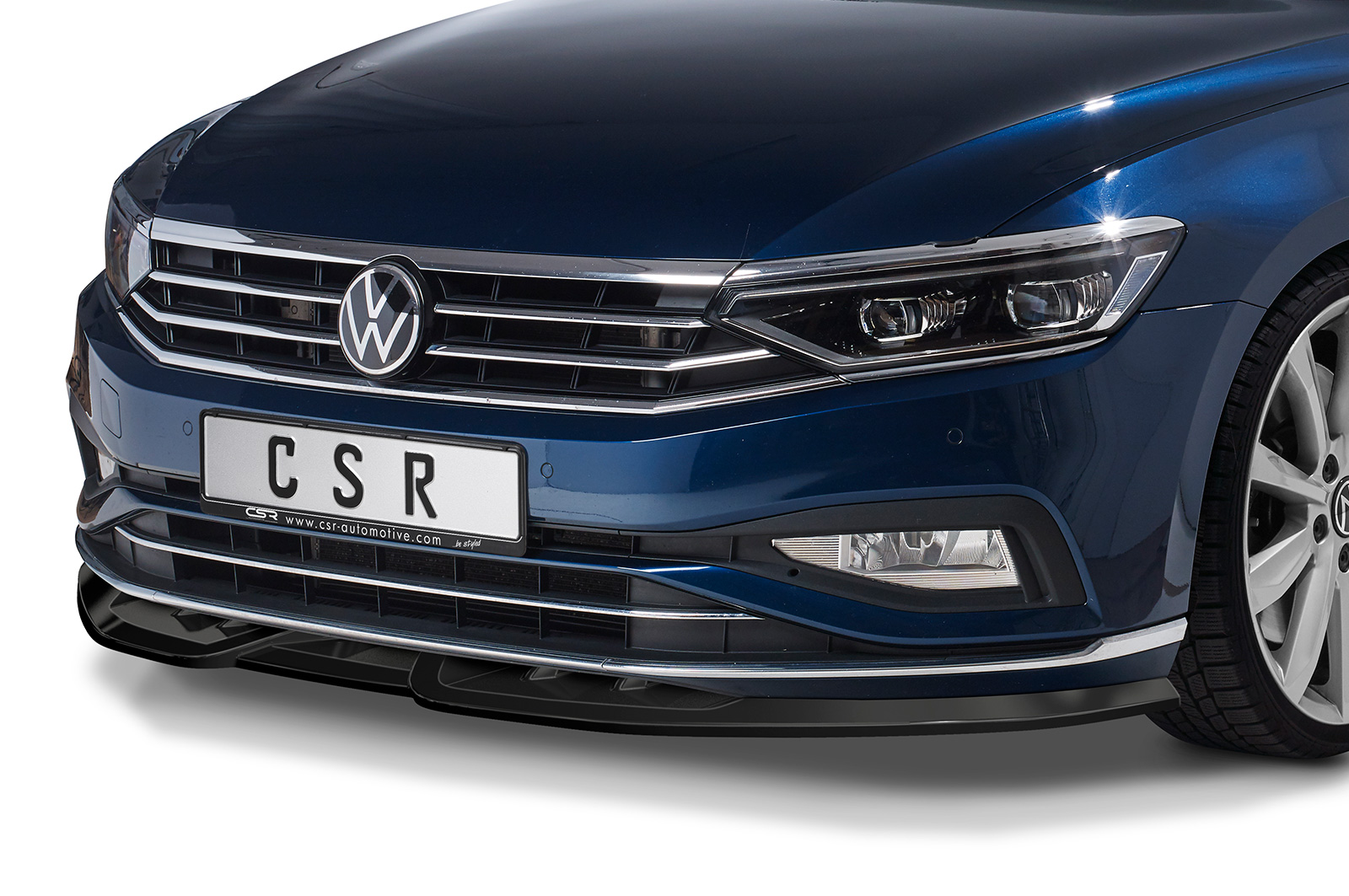 Lame de parechoc avant pour VW Passat B8 Typ 3G facelift / finition de base (depuis 06/2019) - Fabriqué en ABS (6 finitions au choix)
