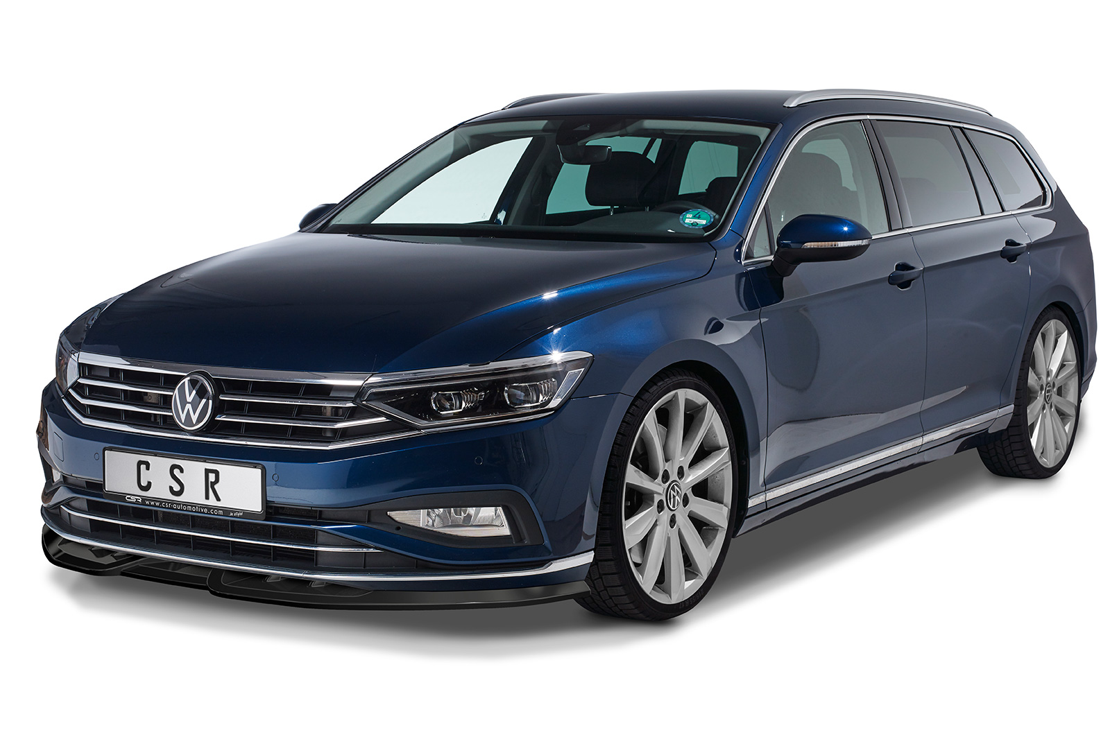 Lame de parechoc avant pour VW Passat B8 Typ 3G facelift / finition de base (depuis 06/2019) - Fabriqué en ABS (6 finitions au choix)