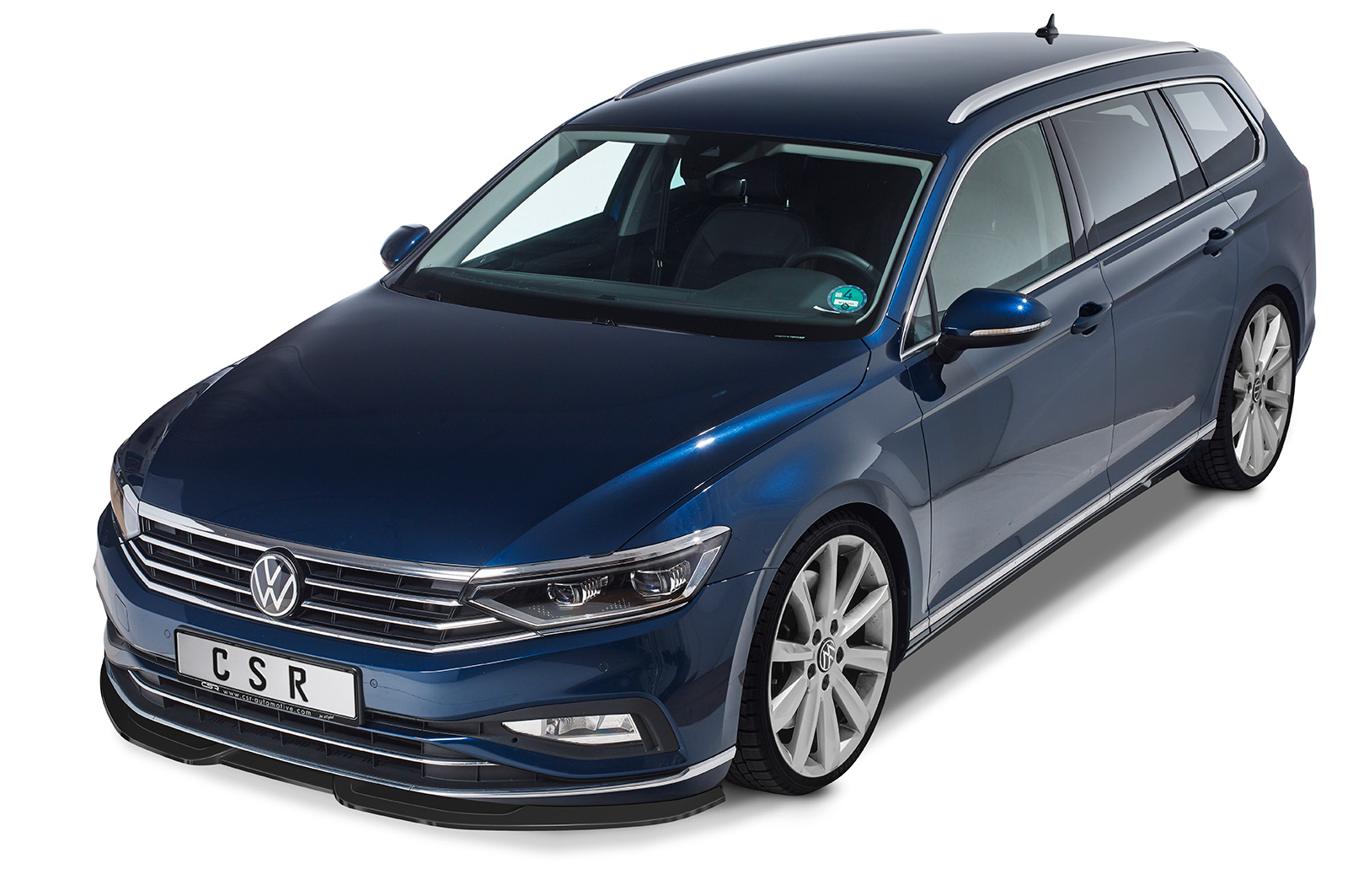 Lame de parechoc avant pour VW Passat B8 Typ 3G facelift / finition de base (depuis 06/2019) - Fabriqué en ABS (6 finitions au choix)