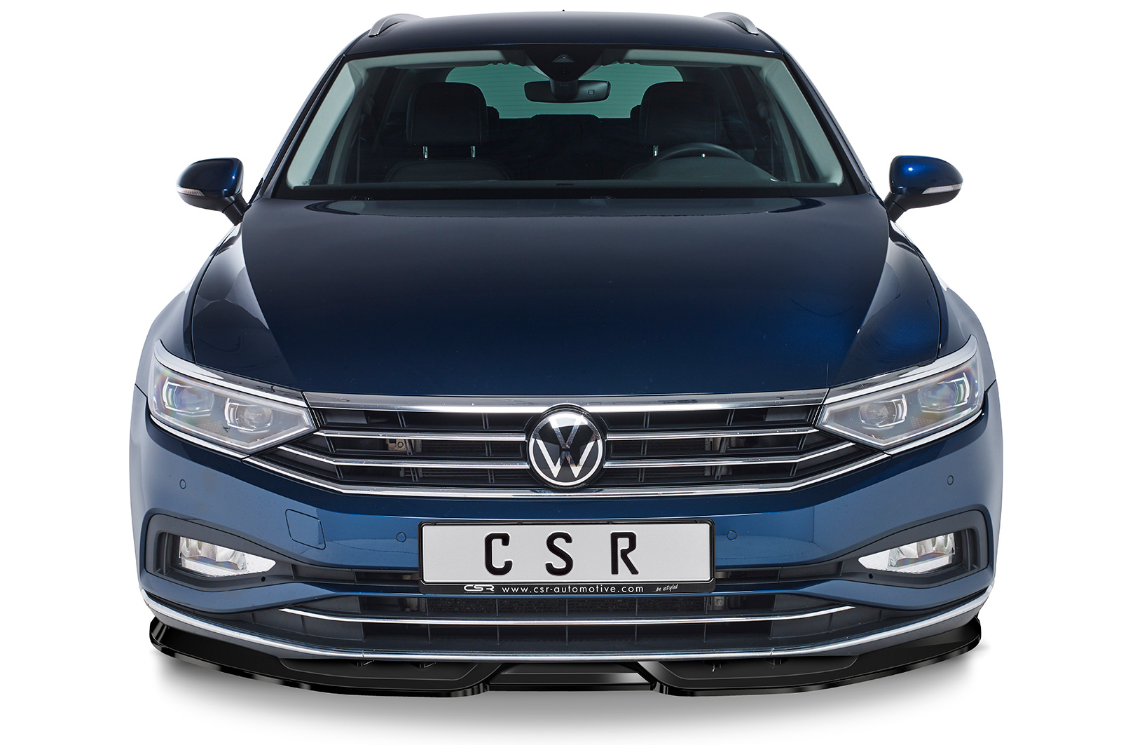 Lame de parechoc avant pour VW Passat B8 Typ 3G facelift / finition de base (depuis 06/2019) - Fabriqué en ABS (6 finitions au choix)