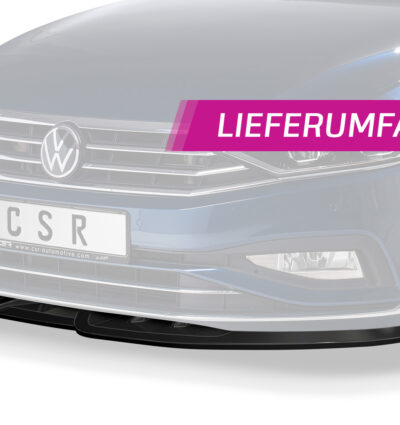 Lame de parechoc avant pour VW Passat B8 Typ 3G facelift / finition de base (depuis 06/2019) - Fabriqué en ABS (6 finitions au choix)