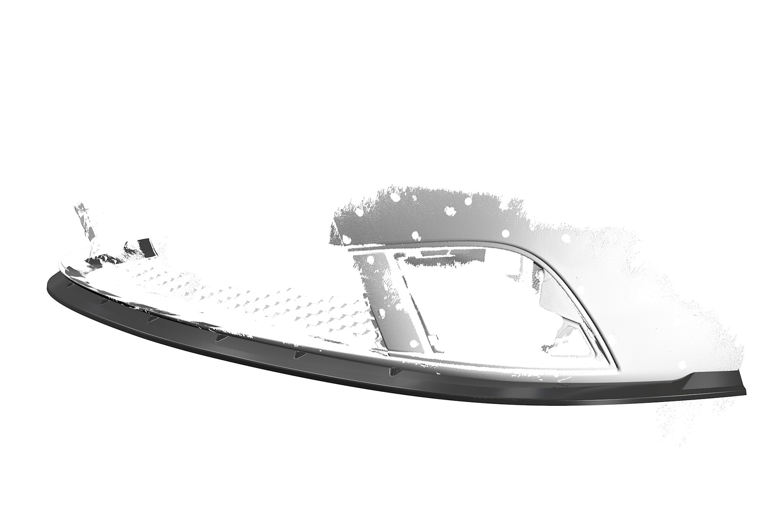 Lame de parechoc avant pour Seat Ibiza III (Typ 6L) facelift (2006-2008) - Fabriqué en ABS (6 finitions au choix)