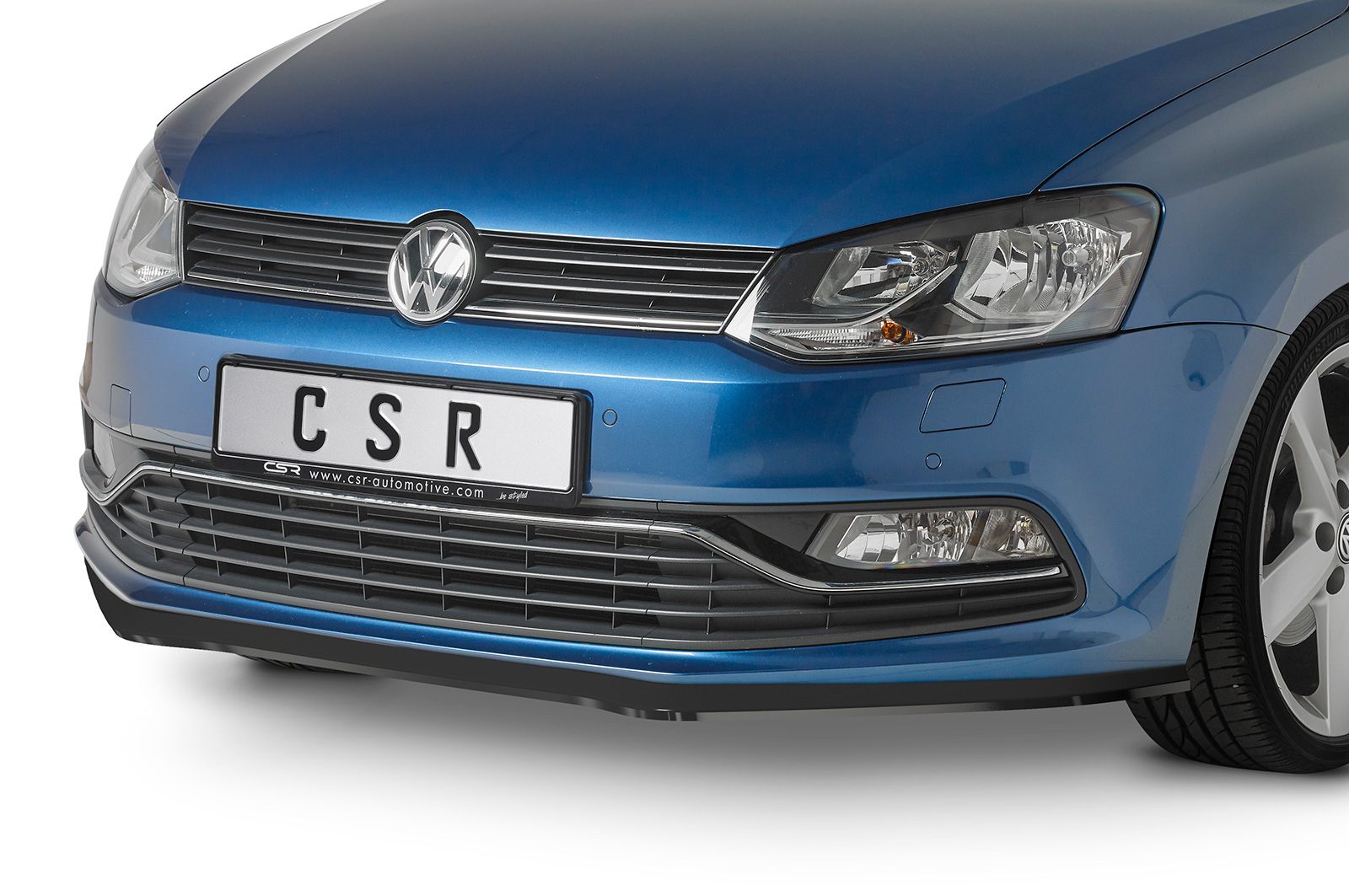 Lame de parechoc avant pour VW Polo V (Typ 6R) GTI (préfacelift) (2009-2014) - Fabriqué en ABS (6 finitions au choix)