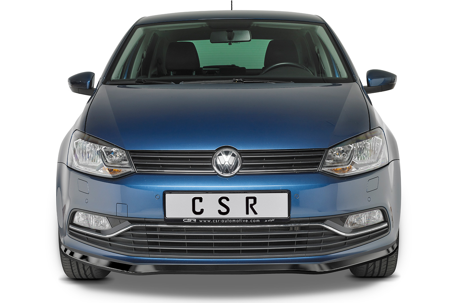 Lame de parechoc avant pour VW Polo V (Typ 6R) GTI (préfacelift) (2009-2014) - Fabriqué en ABS (6 finitions au choix)
