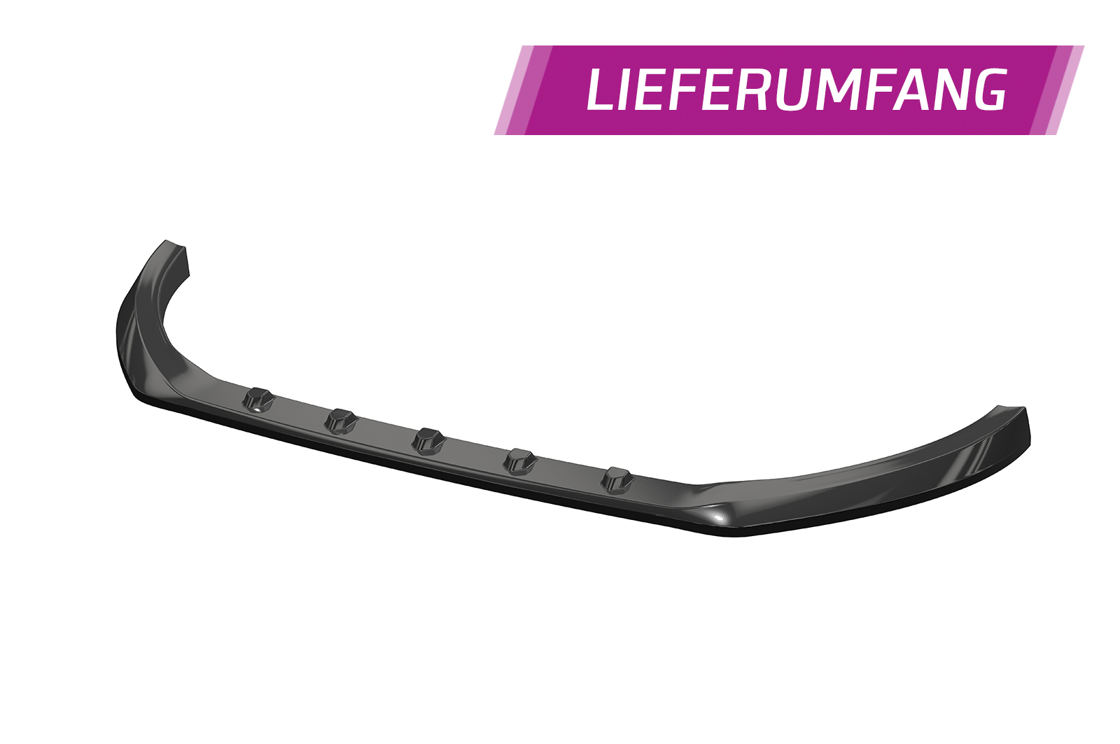 Lame de parechoc avant pour Ford Fiesta MK8 ST-Line / ST (depuis 2017) - Fabriqué en ABS (6 finitions au choix)