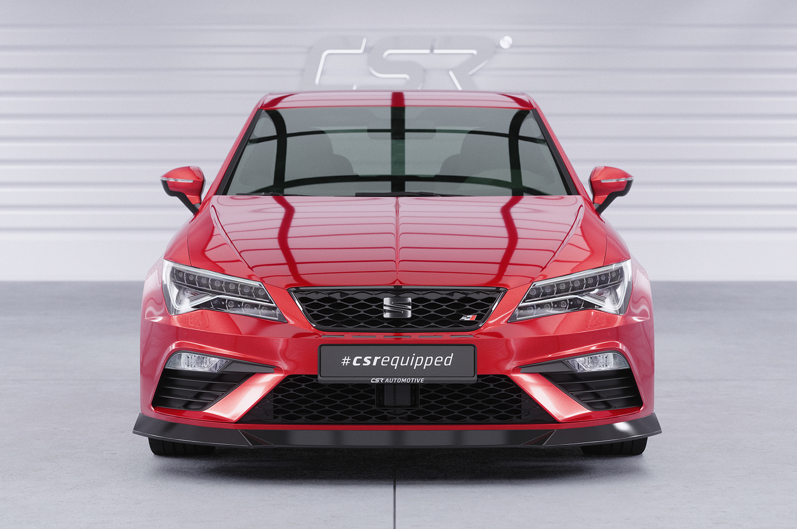 Lame de parechoc avant pour Seat Leon 3 (Typ 5F) FR facelift (depuis 2017) - Fabriqué en ABS (6 finitions au choix)