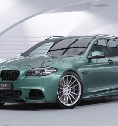 Lame de parechoc avant pour BMW Série 5 F10 / F11 berline / break (depuis 01/2010) - Fabriqué en ABS (6 finitions au choix)