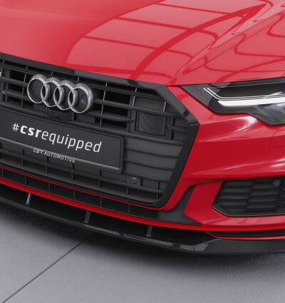 Lame de parechoc avant pour Audi A6 C8 Typ (4K / F2) toutes carrosseries (2019-2023) - Fabriqué en ABS (6 finitions au choix)