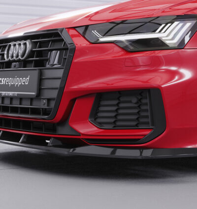Lame de parechoc avant pour Audi A6 C8 Typ (4K / F2) toutes carrosseries (2019-2023) - Fabriqué en ABS (6 finitions au choix)