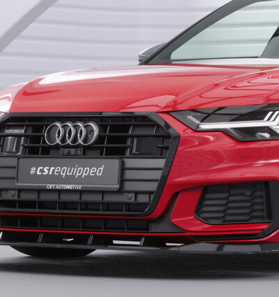Lame de parechoc avant pour Audi A6 C8 Typ (4K / F2) toutes carrosseries (2019-2023) - Fabriqué en ABS (6 finitions au choix)