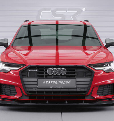 Lame de parechoc avant pour Audi A6 C8 Typ (4K / F2) toutes carrosseries (2019-2023) - Fabriqué en ABS (6 finitions au choix)