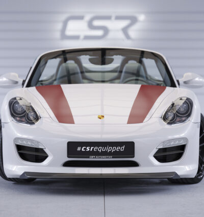 Lame de parechoc avant pour Porsche 987 Boxster Roadster / coupé (2009-2012) - Fabriqué en ABS (6 finitions au choix)