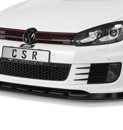 Lame de parechoc avant pour VW Golf VI GTI Edition 35 (05/2011-11/2012) - Fabriqué en ABS (6 finitions au choix)