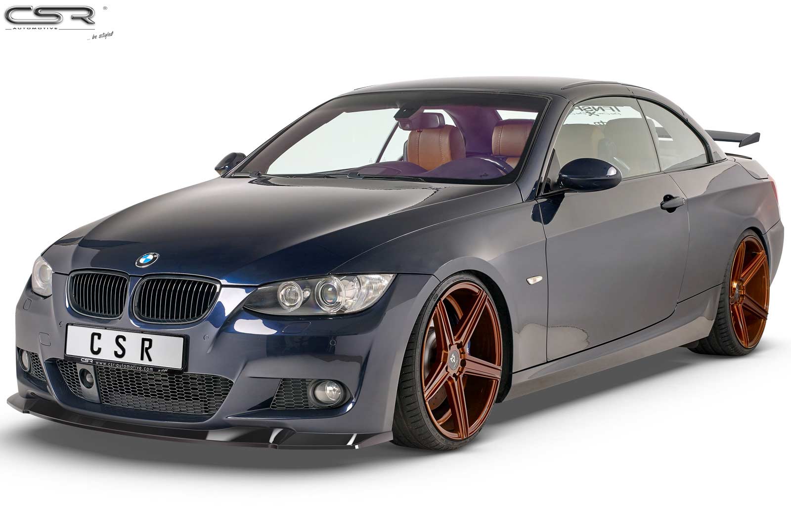 Lame de parechoc avant pour BMW Série 3 E92 / E93 Pack M (préfacelift) (06/2006-03/2010) - Fabriqué en ABS (6 finitions au choix)